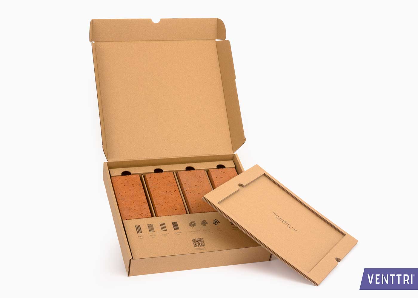Custom folding box with compartmentalization